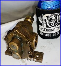 LOBEE 3/4 Brass Gear Water Pump 6LOS1 Hit Miss Gas Engine Tractor Auto