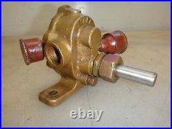 LOBEE BRASS BODY GEAR PUMP for Hit and Miss Old Gas Engine 1/2 Pipe Very Nice