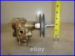 LOBEE BRASS BODY GEAR WATER PUMP for Hit and Miss Old Gas Engine 3/8 Pipe