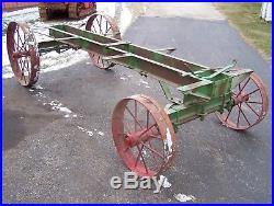 Large ELECTRIC WHEEL COMPANY Hit Miss Gas Engine Horse Truck Cart 5 10-15HP WOW