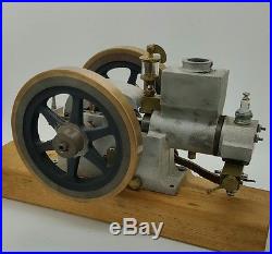 Large Stationary Live Model Gas Engine Hit And Miss Machined From Castings NICE