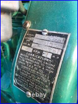 Lauson 4 Stroke Engine, from Montgomery Ward, Mounted, Price Cut