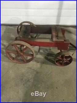 Lauson Lawton 11/2-2 Hp Gas Engine Cart Antique Hit And Miss Gas Engine