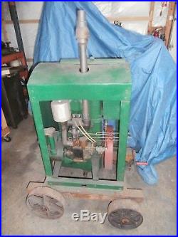 LeRoi 2 Cylinder Antique, Hopper Cooled Gas Engine NOT Hit and Miss
