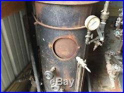 Live Steam Boiler, Columbia 100psi Code Boiler, Steam Engine, Hit & Miss Antique