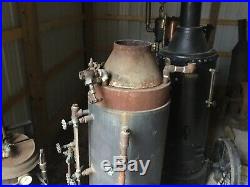 Live Steam Boiler, Off Grid, Wood/coal Fired, Steam Engine, Hit & Miss, Antique