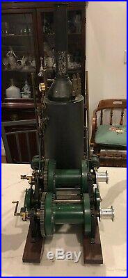 Live Steam Engine Logging Donkey Winch 1 1/2 Scale Hit Miss Model