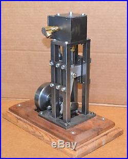 Live Steam Engine Machinist Made Compressed Air Hit or Miss Scale Model on Board