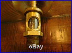 Lonergan Wine Glass Style Engine Oiler Brass Hit and Miss Gas Engine Collectible
