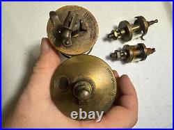 Lot Of 4 Essex Hit or Miss Oiler brass Vintage Engine