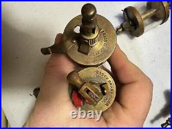 Lot Of 4 Essex Hit or Miss Oiler brass Vintage Engine