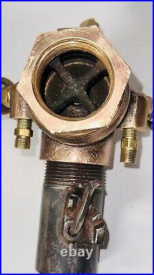 Lunkenheimer 1 1/4 Dual Fuel Carburetor Hit Miss Gas Engine Left Hand Fuel Mixer
