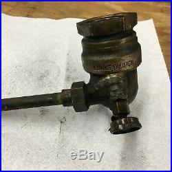 Lunkenheimer 1 1/4 LH Mixer from Sparta CA 4 HP Hit and Miss Engine