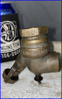 Lunkenheimer 3/4 Left Hand Carburetor Fuel BRASS Hit Miss Gas Engine LH Carb