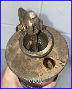 Lunkenheimer ALPHA NO 5 Pump Oiler Hit Miss Gas Engine Antique Steampunk Brass