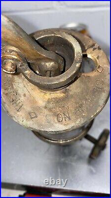 Lunkenheimer ALPHA NO 5 Pump Oiler Hit Miss Gas Engine Antique Steampunk Brass