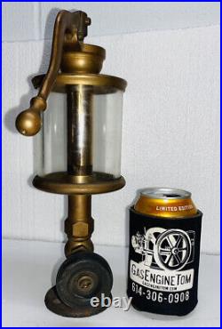 Lunkenheimer ALPHA NO 6 Brass Pumper Swing Top Oiler Antique Steam Engine