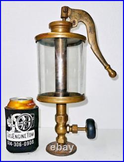 Lunkenheimer ALPHA No 8 Brass Pump Top Oiler Antique Steam Hit Miss Engine LARGE