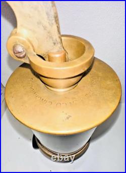 Lunkenheimer ALPHA No 8 Brass Pump Top Oiler Antique Steam Hit Miss Engine LARGE