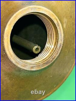 Lunkenheimer Banner #6 Hit Miss Gas Steam Engine Cylinder Oilfield Oiler W-Vent