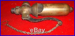 Lunkenheimer Brass Three Chime Steam Whistle No. 1-1/2 (Stationary Hit Miss Eng)