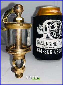 Lunkenheimer CROWN No. 1 SWING TOP Oiler Lubricator Hit Miss Engine Brass Steam
