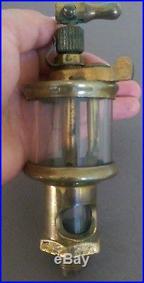 Lunkenheimer No. 1 1/2 & No. 2 Paragon Brass Cylinder Oiler Hit & Miss Engines