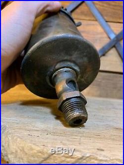 Lunkenheimer No 6 Crown Swing Top Oiler Old Gas Steam Engine Brass Hit Miss Rare