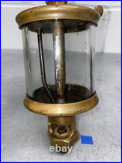 Lunkenheimer PARAGON #5 Style Brass Cylinder Oiler Hit Miss Gas Engine Antique