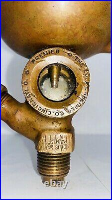 Lunkenheimer Premier Brass Engine Drip Oiler No 5 Antique Vintage Hit Miss