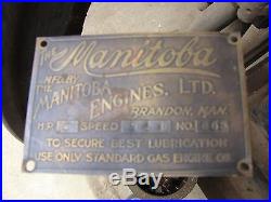 MANITOBA Hit & Miss Gas Engine