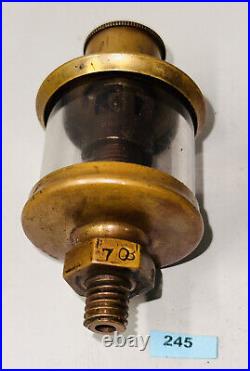 MICHIGAN LUBRICATOR No. 703 Brass ROD OILER Hit Miss Gas Engine Antique