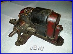 MOTSINGER AUTO SPARKER Very Old Hit and Miss Old Gas Engine