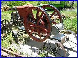Majestic 7 HP hit and miss stationary engine on cart