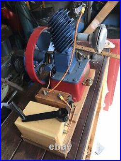 Maytag Magneto Upright Gas Engine Hit & Miss Red & Blue