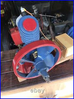 Maytag Magneto Upright Gas Engine Hit & Miss Red & Blue