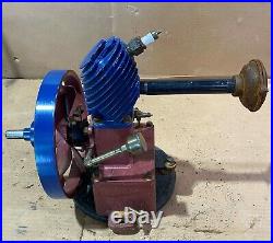 Maytag Magneto Upright Gas Engine Hit & Miss SN# Red & Blue