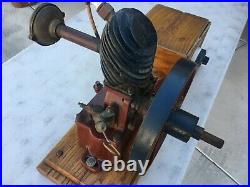 Maytag Magneto Upright Hit Miss Gas Engine Original Paint Compression Pickuponly