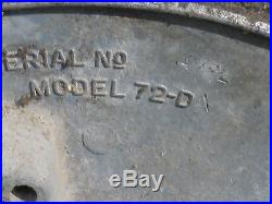 Maytag antique twin cyl Hit Miss engine Model 72 D washing machine Vintage farm