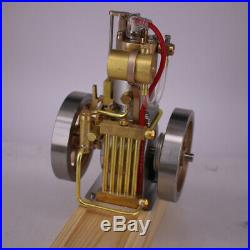 Metal Vertical Hit & Miss Complete Stirling Engine Model with Hand Start Device