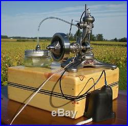 Model Hit Miss Gas Engine old vintage antique steam toy looking motor with coil