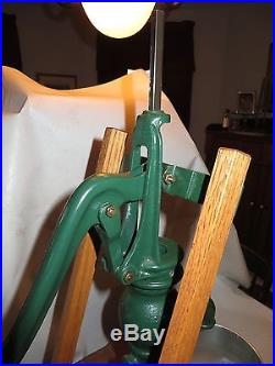 Model hand pump with pump jack, for model Hit and Miss engine fully operational