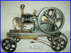 Model hit and miss gas engine