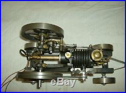 Model hit and miss gas engine