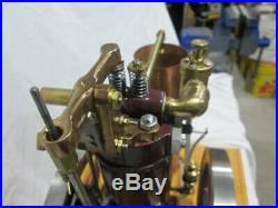 Model hit-miss gas engine of a domestic upright