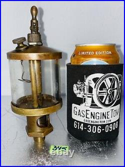 NEW WAY MOTOR Co. #4 Brass Cylinder Oiler Hit Miss Gas Engine Steampunk Antique