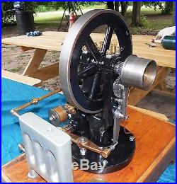 Nice Running 1/3 Scale Allman Inverted Hit & Miss Gas Engine Model! (with Video)