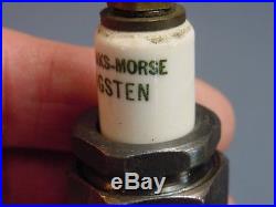 NOS Fairbanks Morse Script Tungsten Spark Plug Hit Miss Gas Engine