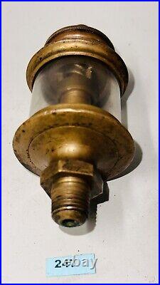 NO. 1 Brass ROD OILER Hit Miss Gas Engine Antique