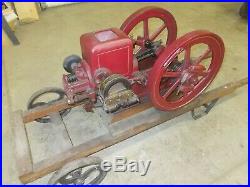 Nelson Bros Hit and Miss Engine. 1-1/2 Hp. Gas Engine